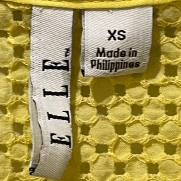 ELLE Yellow Mini Dress - Picture 2 of 3